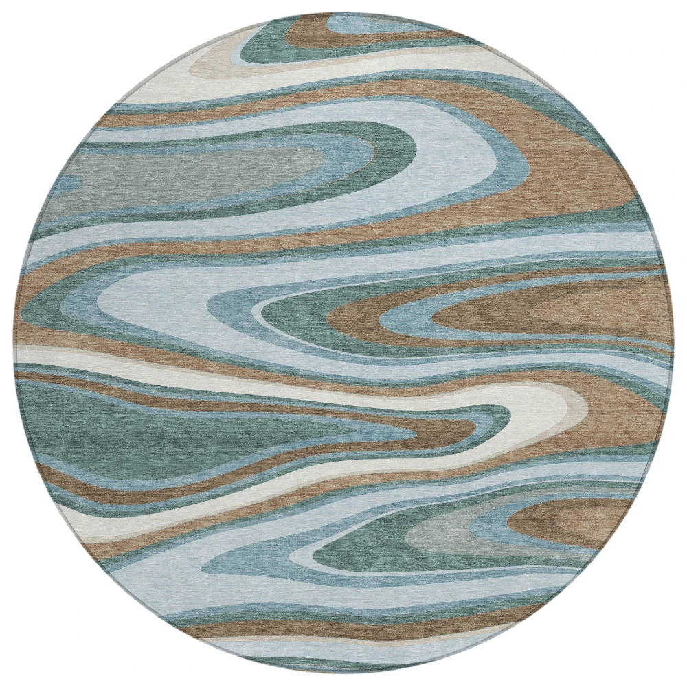 Chantille ACN2494 Teal 8' x 8' Rug