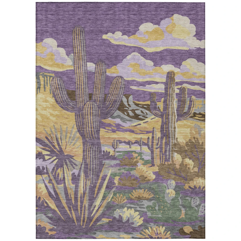 Chantille ACN2496 Purple 5' x 7'6