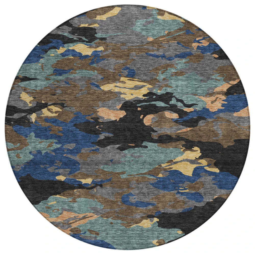 Chantille ACN2497 Black 8' x 8' Rug