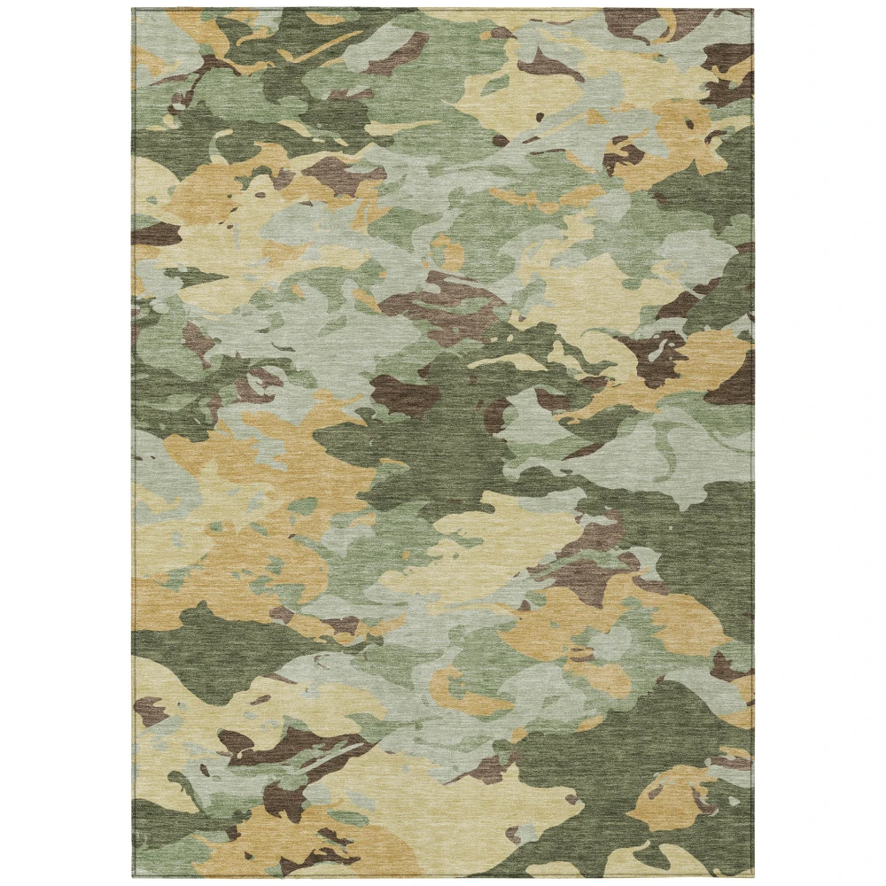 Chantille ACN2497 Olive 5' x 7'6