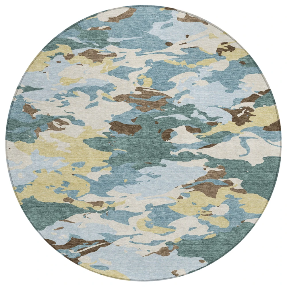 Chantille ACN2497 Teal 8' x 8' Rug
