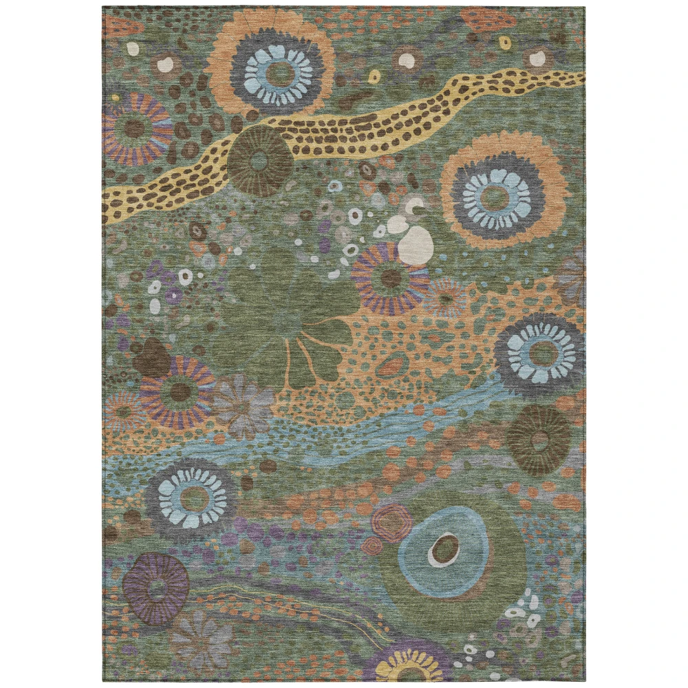 Chantille ACN2498 Basil 5' x 7'6