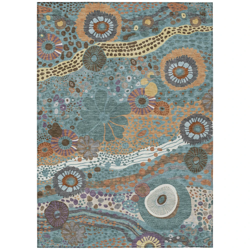 Chantille ACN2498 Teal 3' x 5' Rug