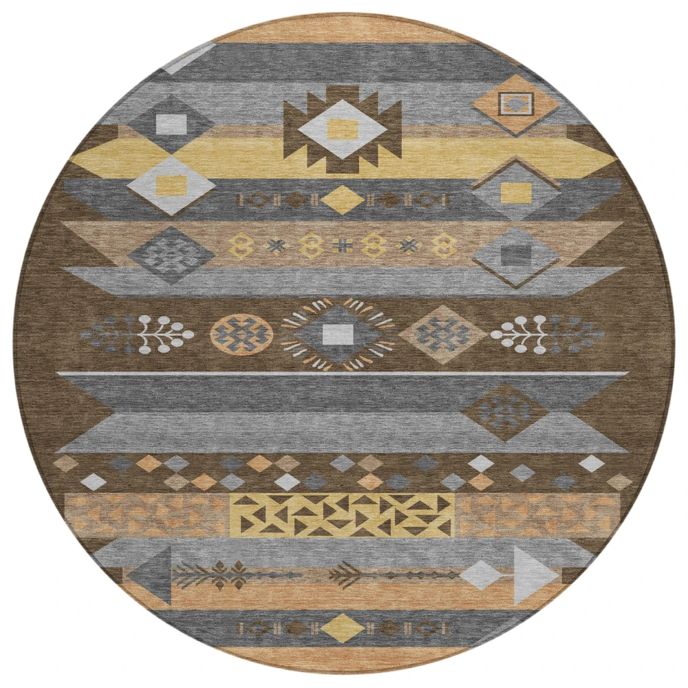 Chantille ACN2499 Chocolate 8' x 8' Rug