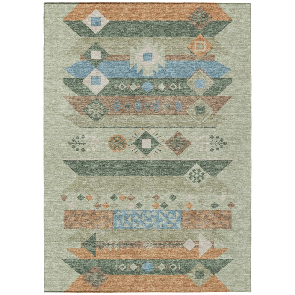 Chantille ACN2499 Sage 5' x 7'6