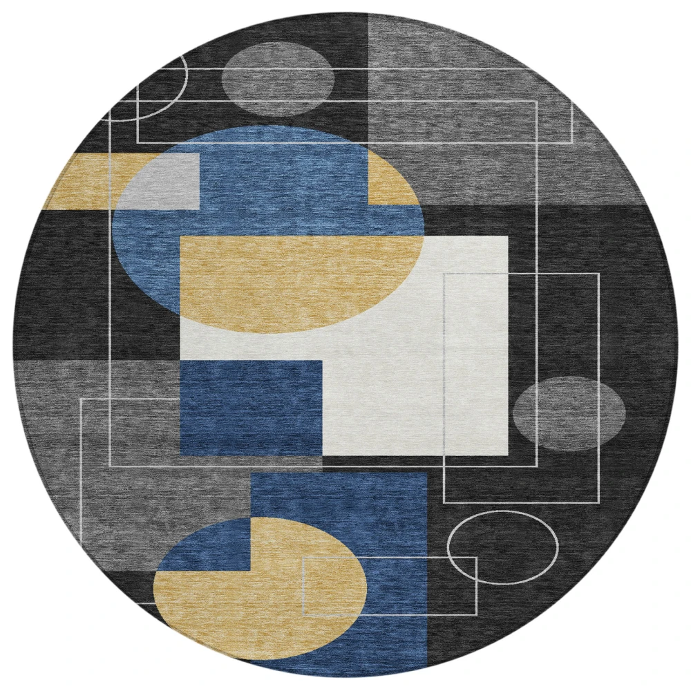 Chantille ACN2500 Black 8' x 8' Rug