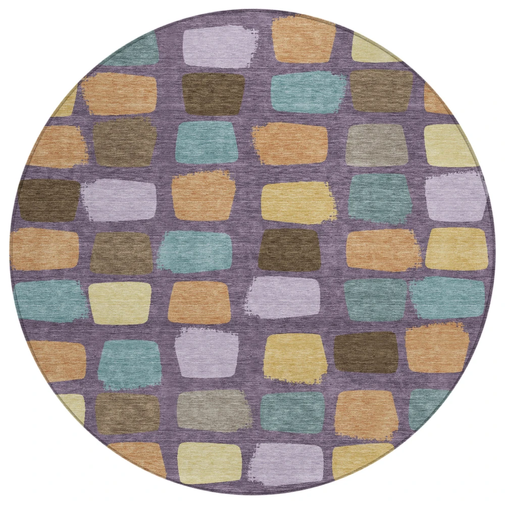 Chantille ACN2501 Purple 8' x 8' Rug