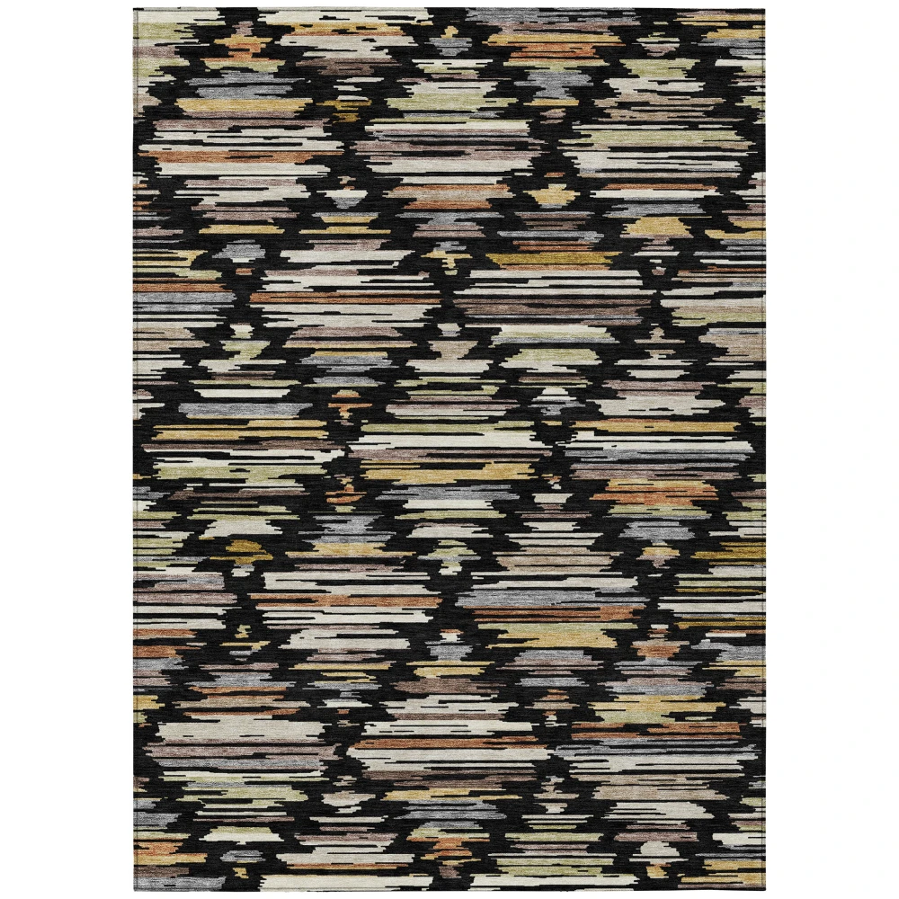 Chantille ACN2502 Black 3' x 5' Rug