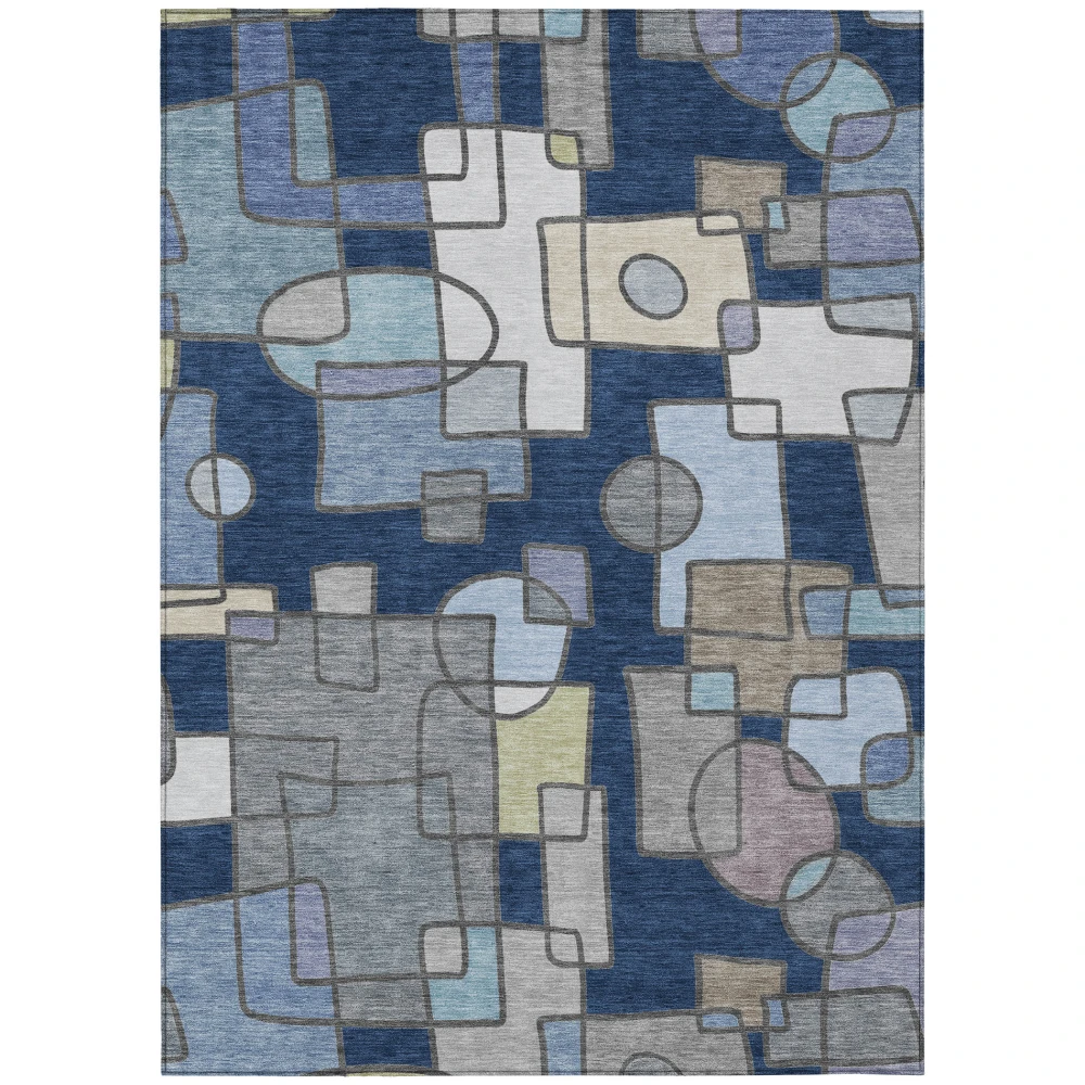 Chantille ACN2503 Navy 5' x 7'6