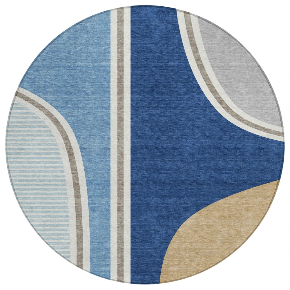 Chantille ACN2505 Blue 8' x 8' Rug