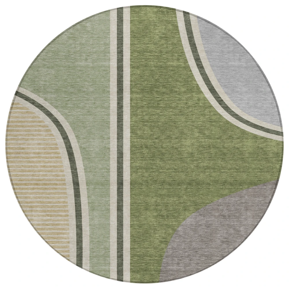 Chantille ACN2505 Olive 8' x 8' Rug
