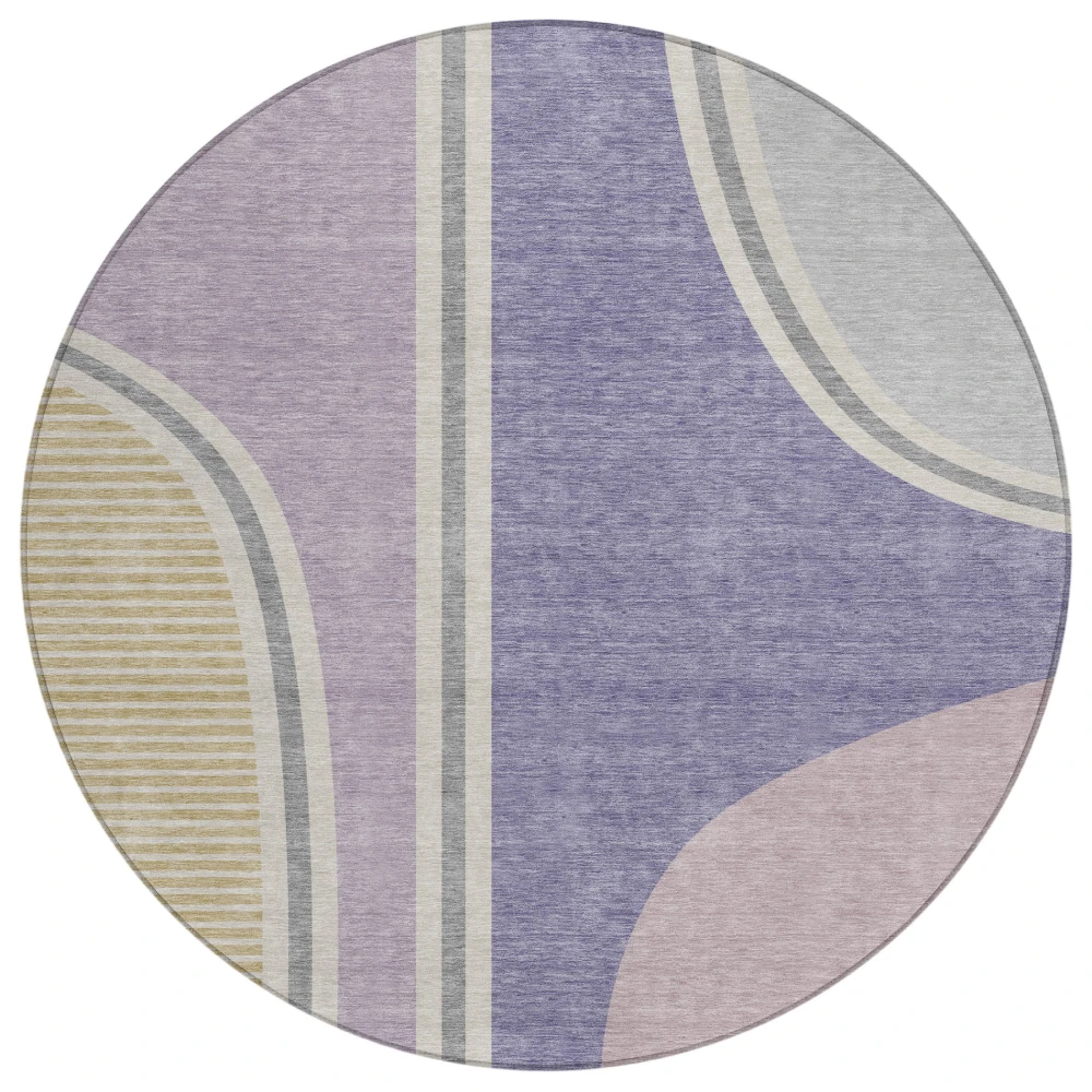 Chantille ACN2505 Purple 8' x 8' Rug