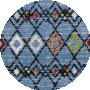 Blue / Ivory