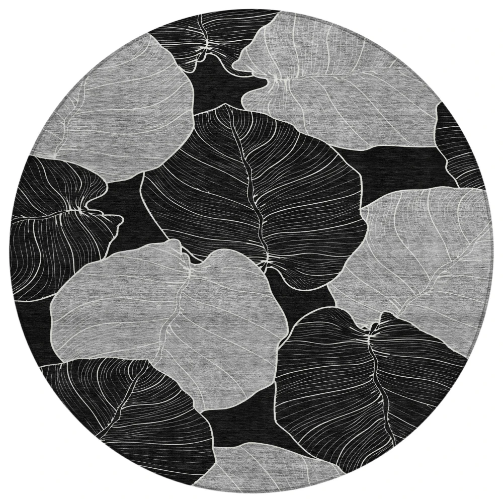 Chantille ACN2506 Black 8' x 8' Rug