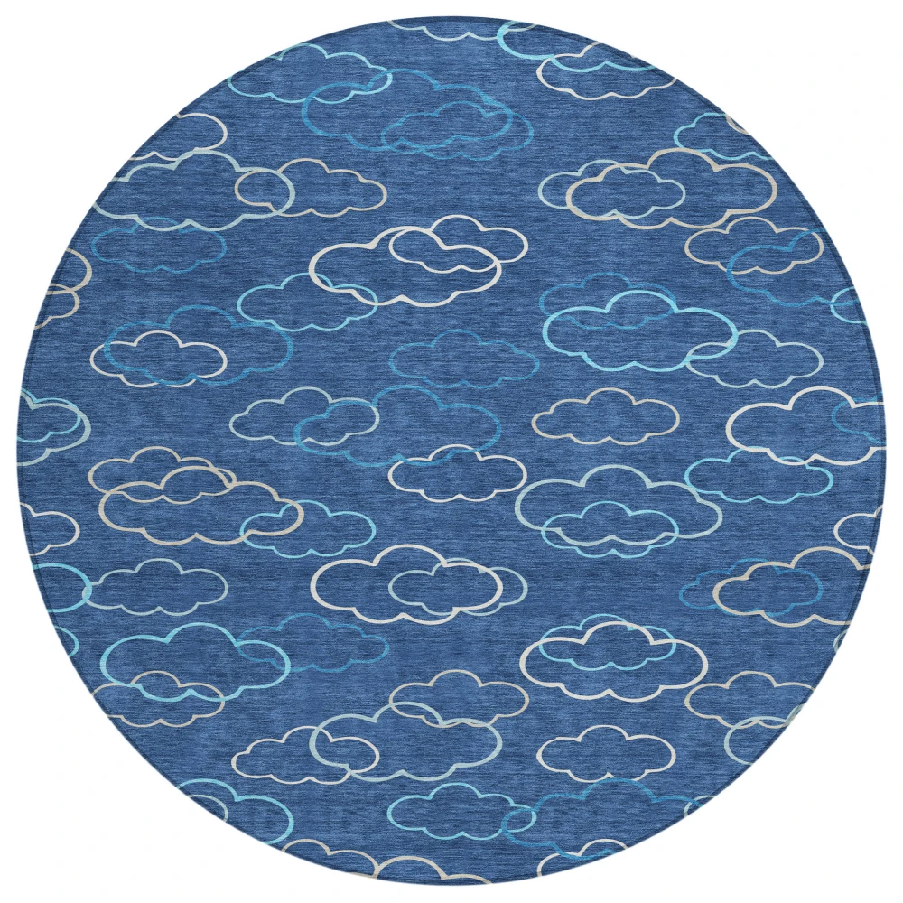 Chantille ACN2508 Navy 8' x 8' Rug