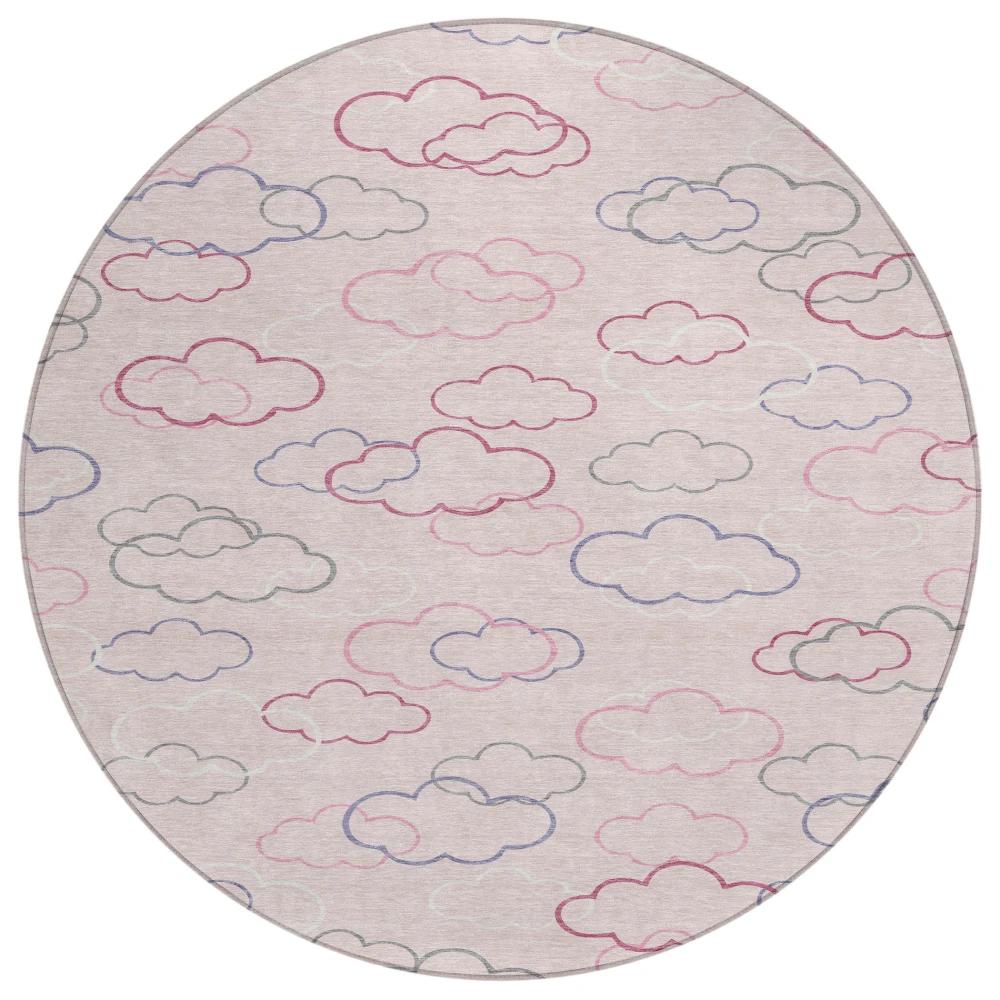 Chantille ACN2508 Pink 8' x 8' Rug