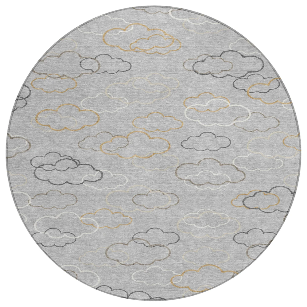 Chantille ACN2508 Silver 8' x 8' Rug