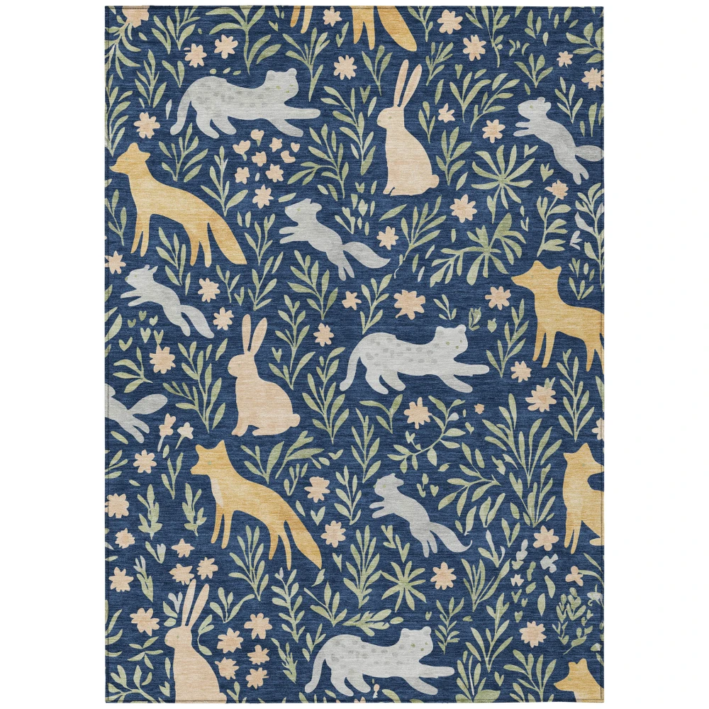 Chantille ACN2509 Navy 3' x 5' Rug
