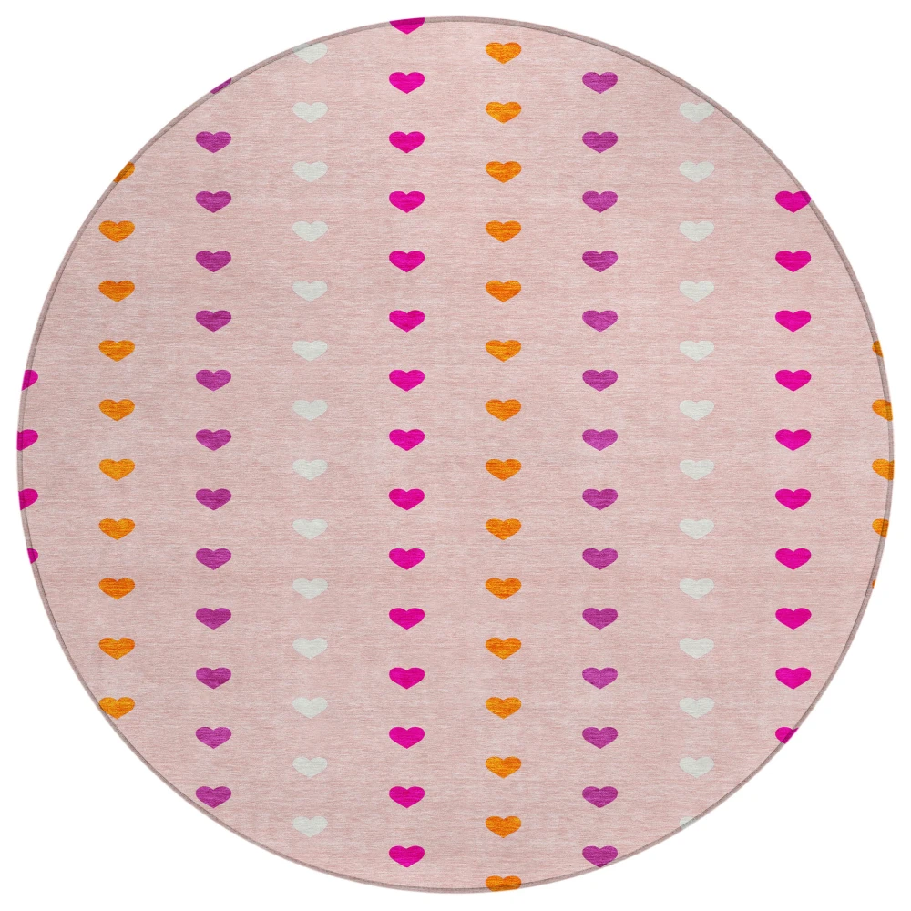 Chantille ACN2510 Pink 8' x 8' Rug