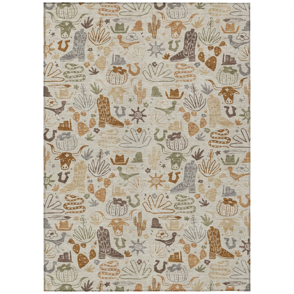 Chantille ACN2512 Beige 3' x 5' Rug