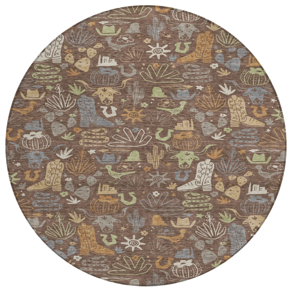 Chantille ACN2512 Chocolate 8' x 8' Rug
