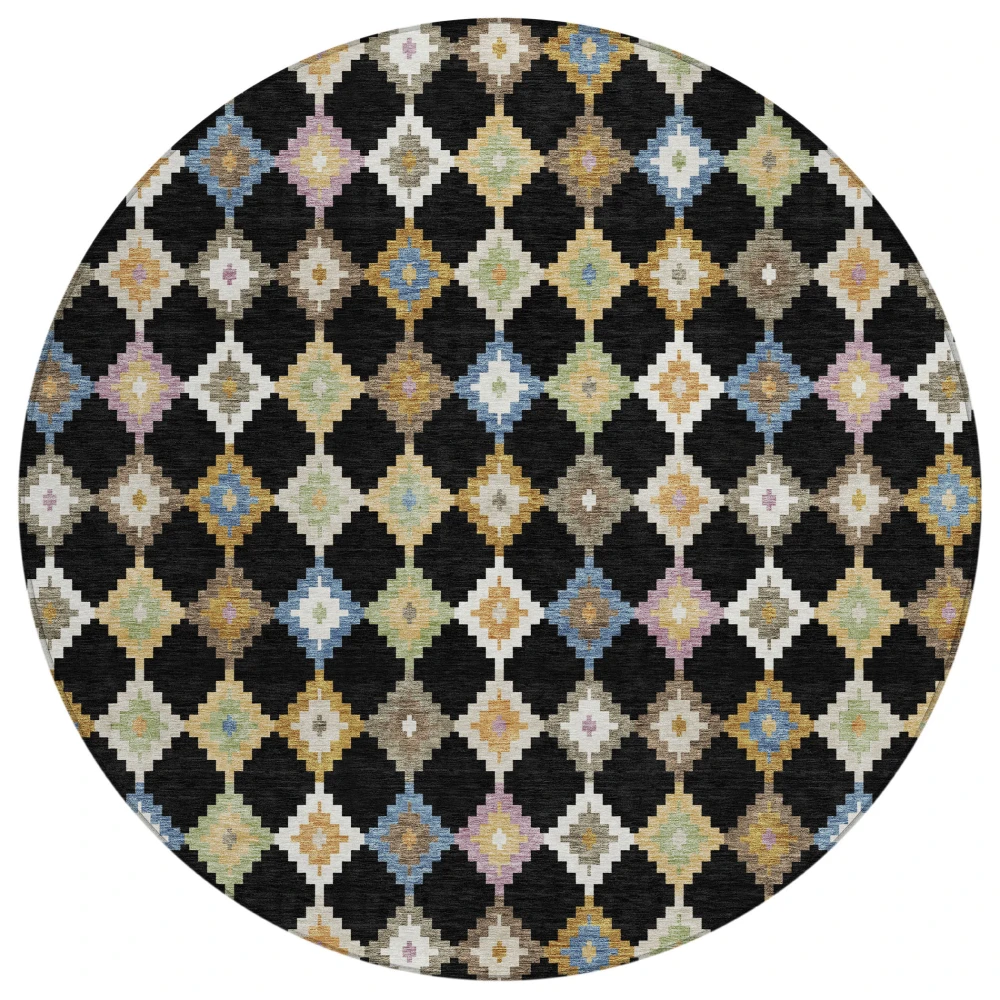 Chantille ACN2513 Black 8' x 8' Rug