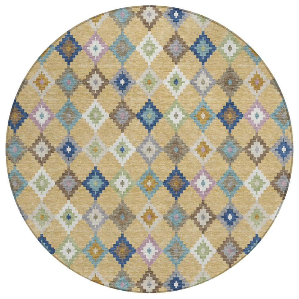 Chantille ACN2513 Gold 8' x 8' Rug