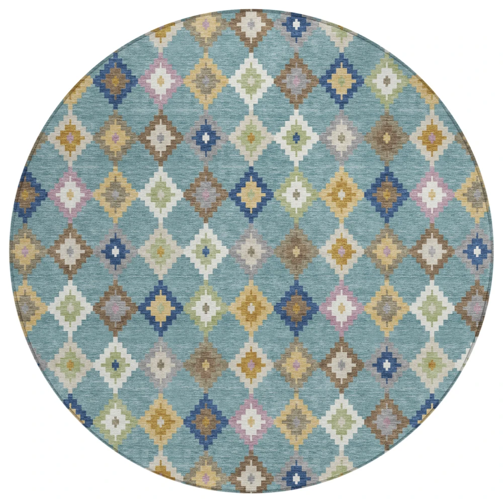Chantille ACN2513 Teal 8' x 8' Rug