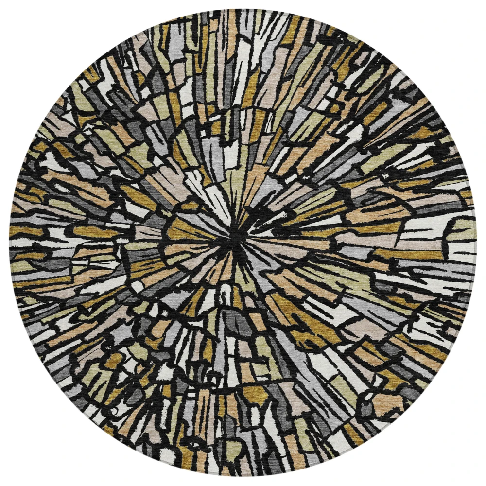 Chantille ACN2514 Black 8' x 8' Rug