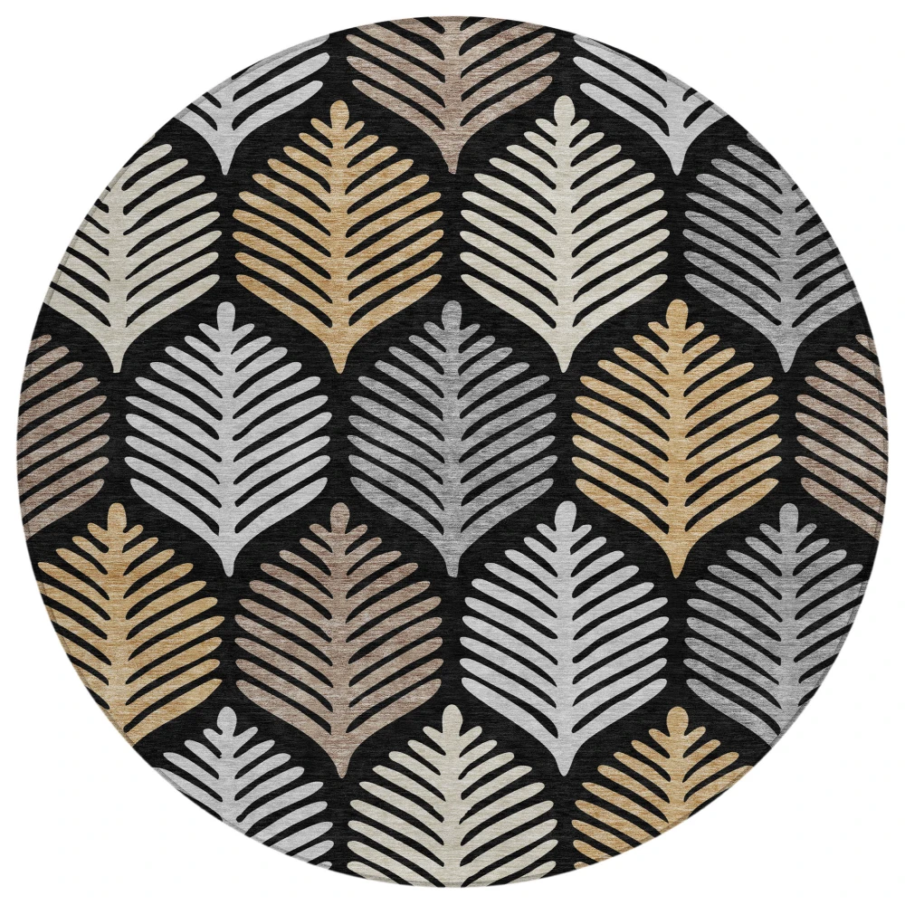 Chantille ACN2515 Black 8' x 8' Rug