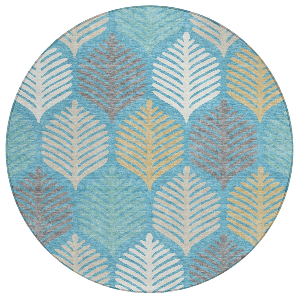 Chantille ACN2515 Teal 8' x 8' Rug