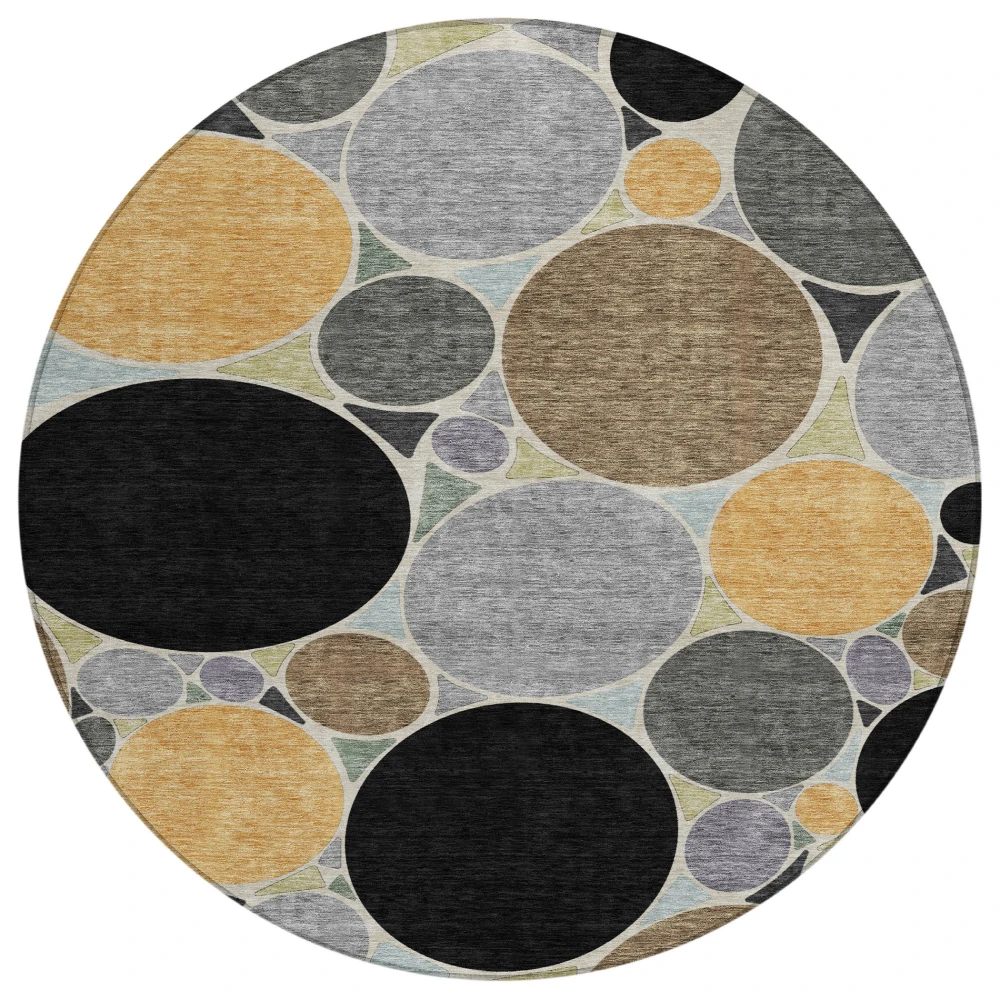 Chantille ACN2516 Black 8' x 8' Rug