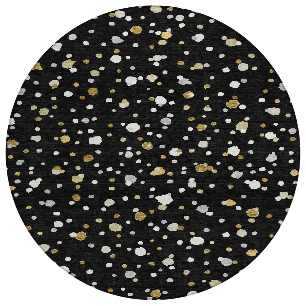 Chantille ACN2518 Black 8' x 8' Rug