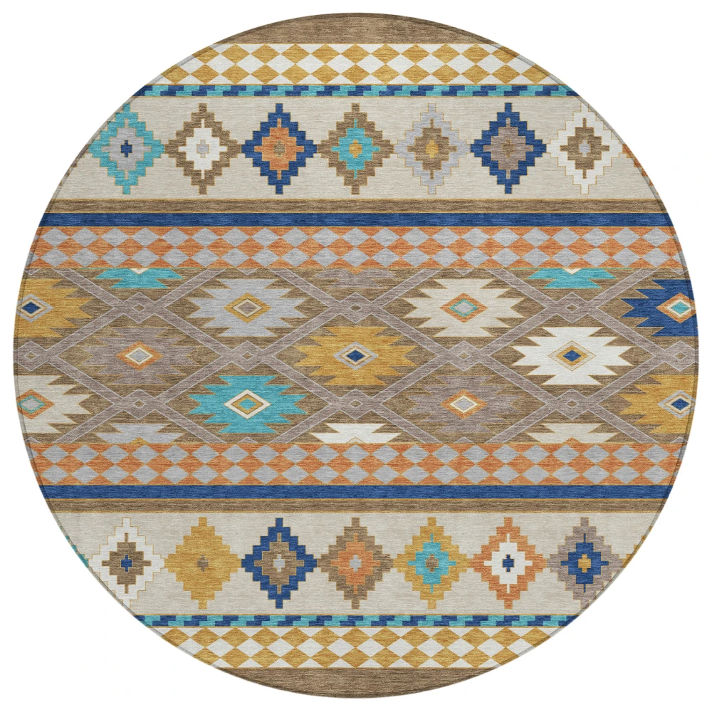 Chantille ACN2519 Brown 8' x 8' Rug