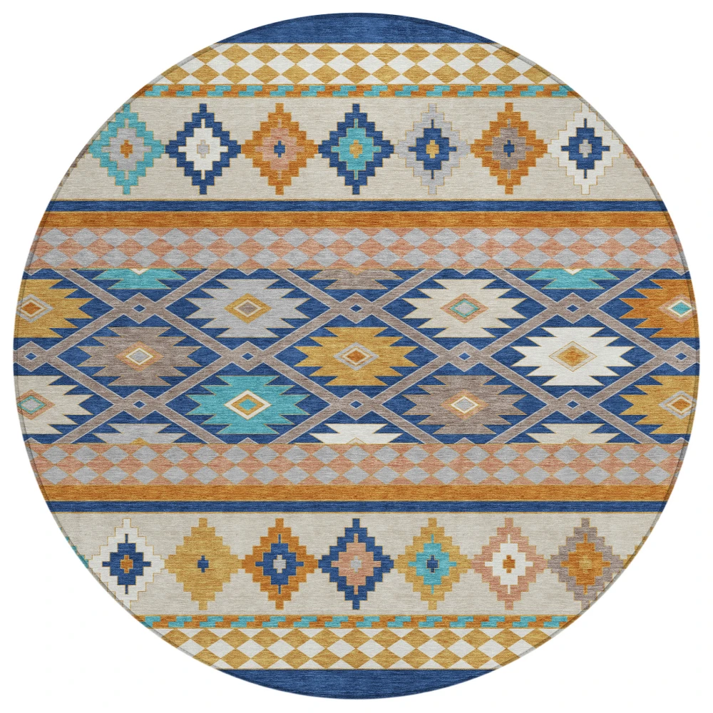 Chantille ACN2519 Navy 8' x 8' Rug