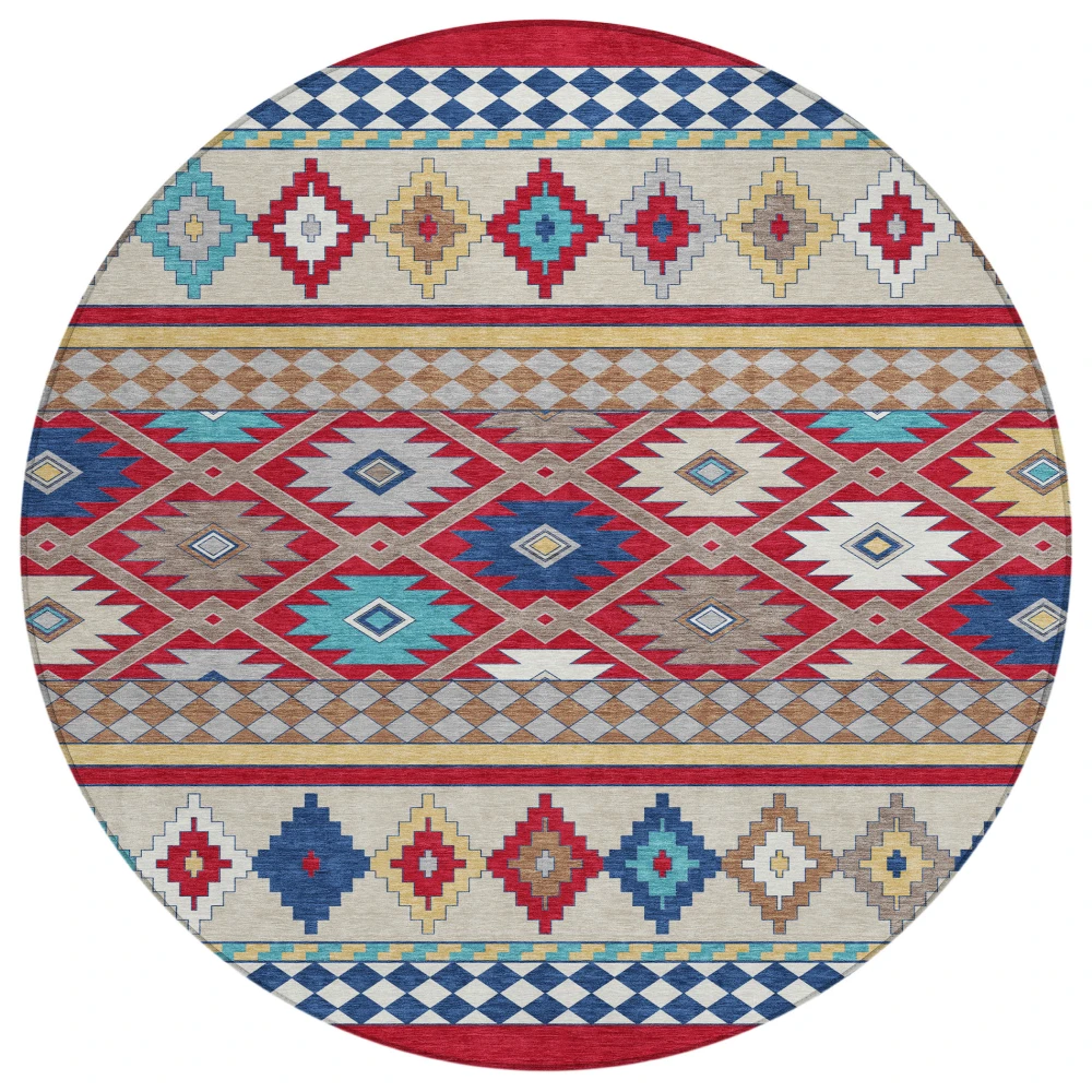 Chantille ACN2519 Red 8' x 8' Rug