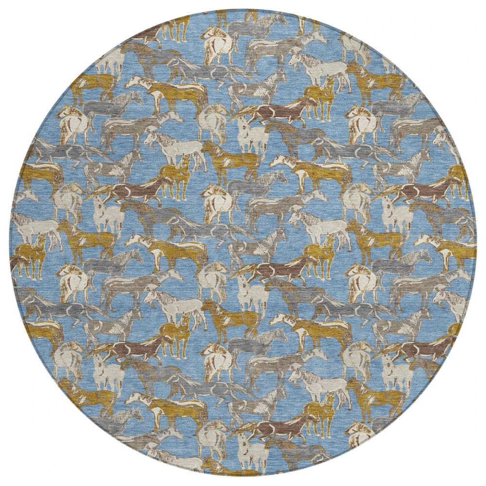 Chantille ACN2520 Denim 8' x 8' Rug