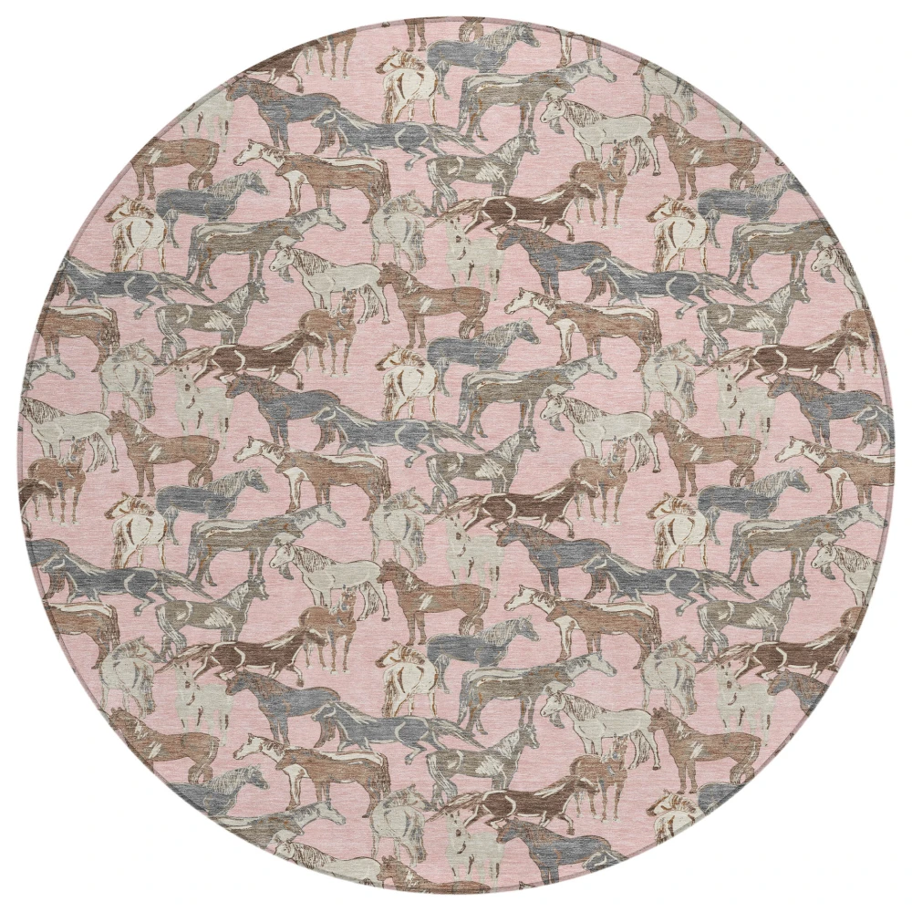 Chantille ACN2520 Pink 8' x 8' Rug