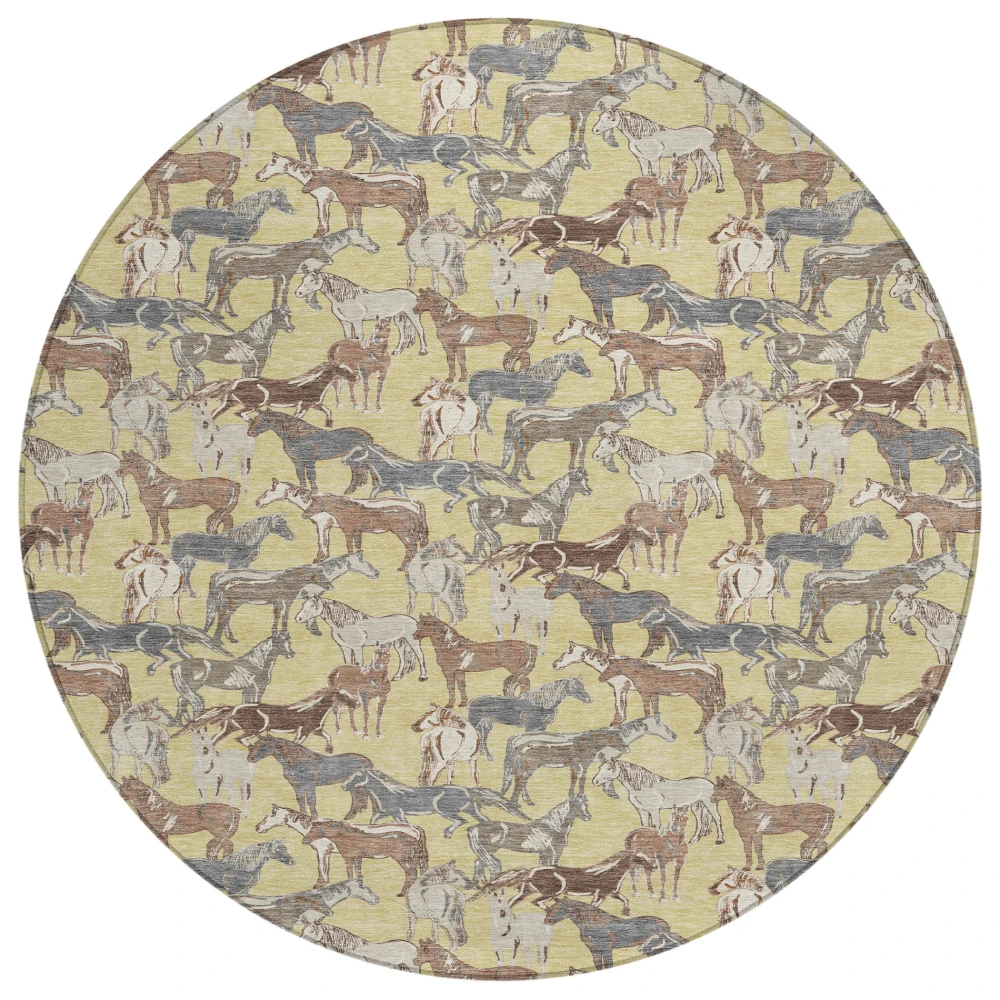Chantille ACN2520 Wheat 8' x 8' Rug