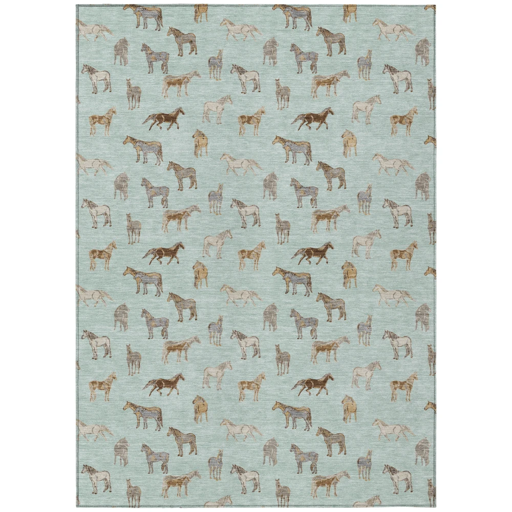 Chantille ACN2521 Mint 5' x 7'6