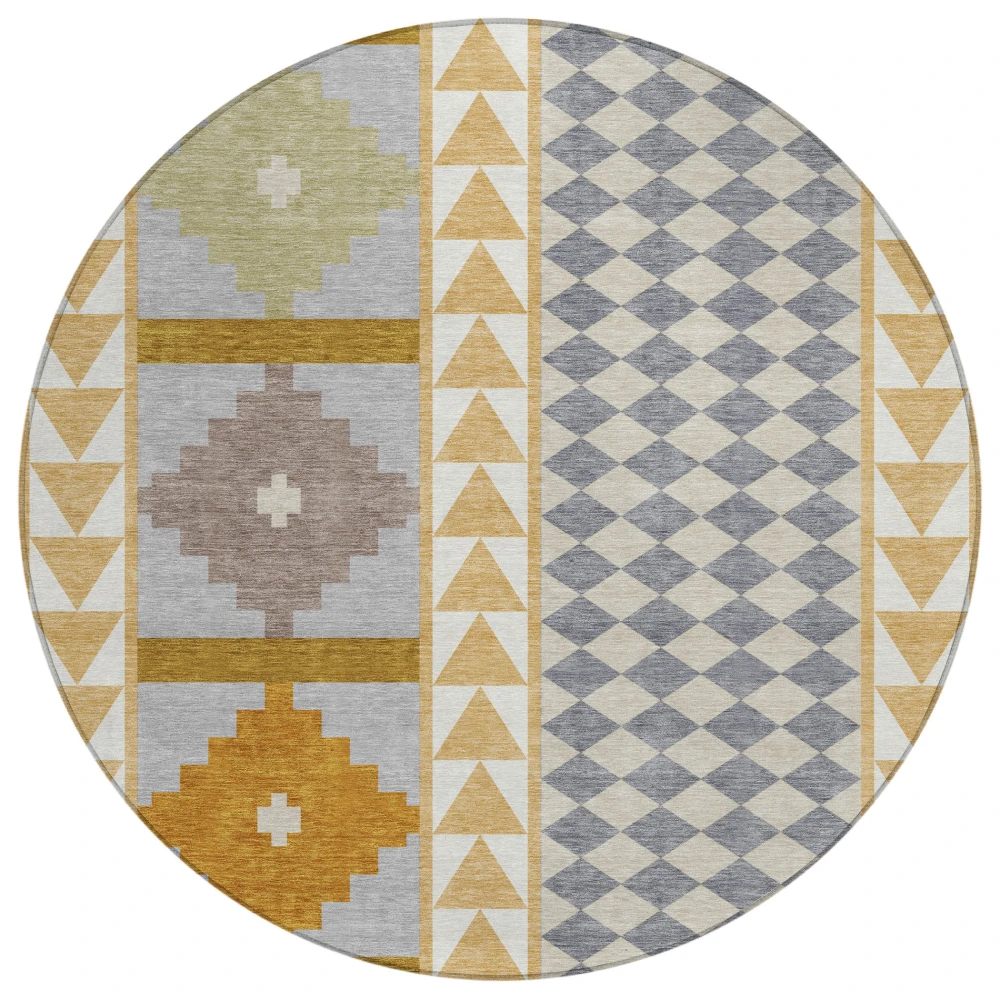 Chantille ACN2522 Gold 8' x 8' Rug