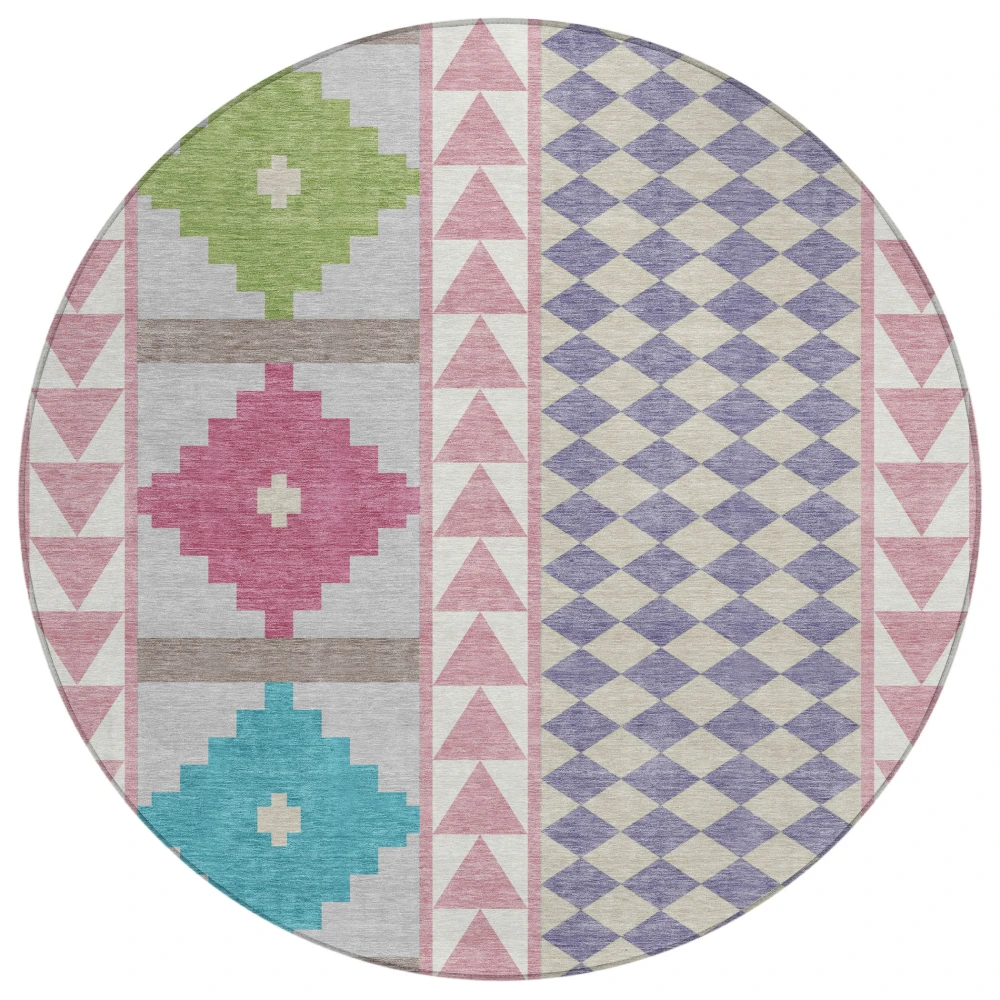 Chantille ACN2522 Pink 8' x 8' Rug