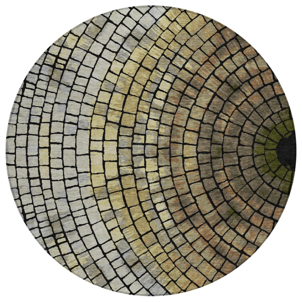 Chantille ACN2524 Gold 8' x 8' Rug