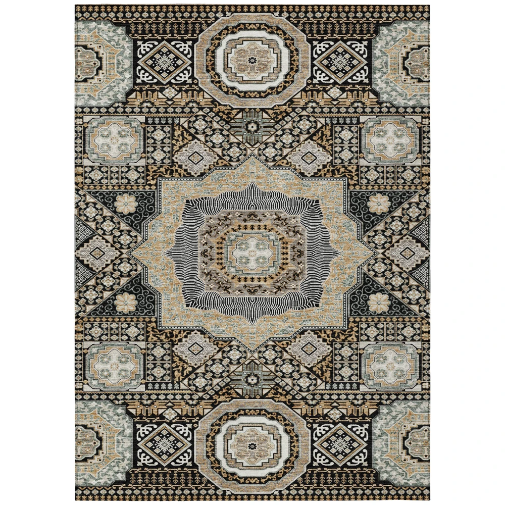 Chantille ACN2525 Black 5' x 7'6
