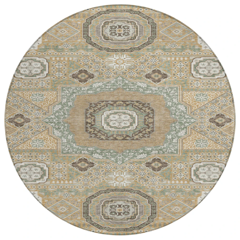 Chantille ACN2525 Gold 8' x 8' Rug