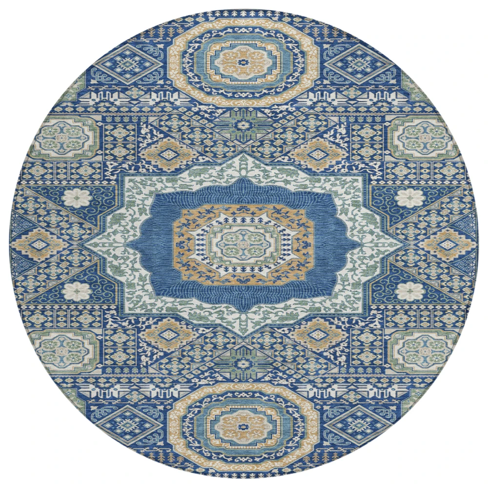 Chantille ACN2525 Navy 8' x 8' Rug