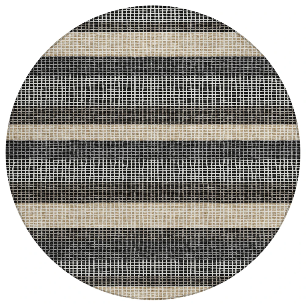 Chantille ACN2530 Black 8' x 8' Rug