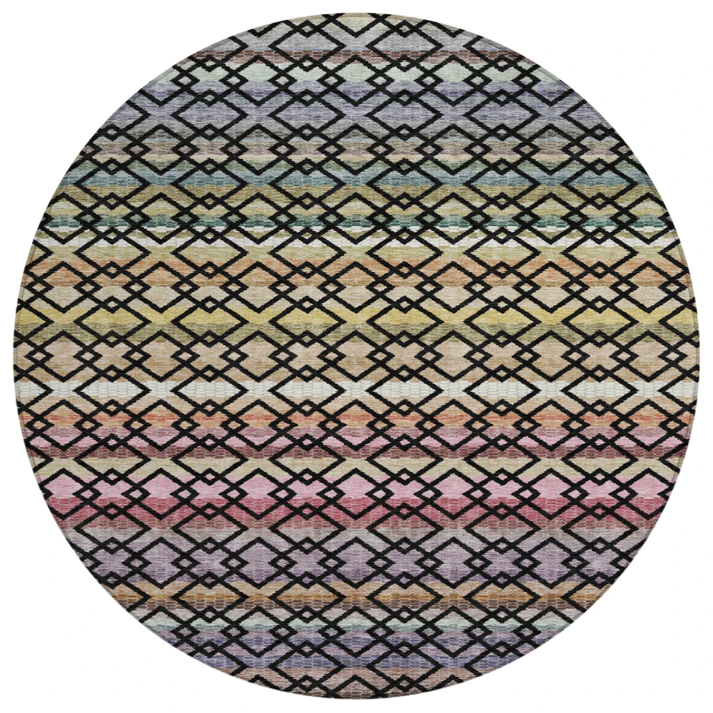 Chantille ACN2531 Black 8' x 8' Rug
