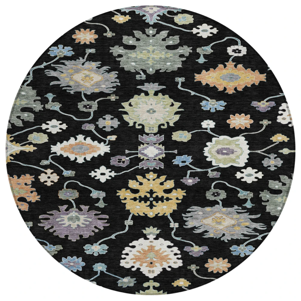 Chantille ACN2532 Black 8' x 8' Rug