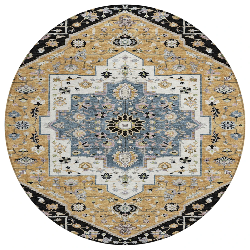 Chantille ACN2533 Black 8' x 8' Rug
